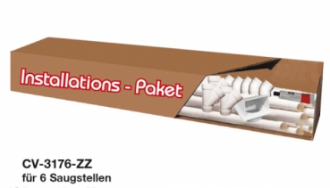 Einbau Set für 6 Saugdosen